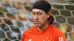 Cássio em jogo do Cruzeiro - Foto: Joisel Amaral/AGIF