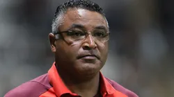 Roger Machado durante partida entre Atlético-MG e Internacional, na Arena MRV, pelo Campeonato Brasileiro.