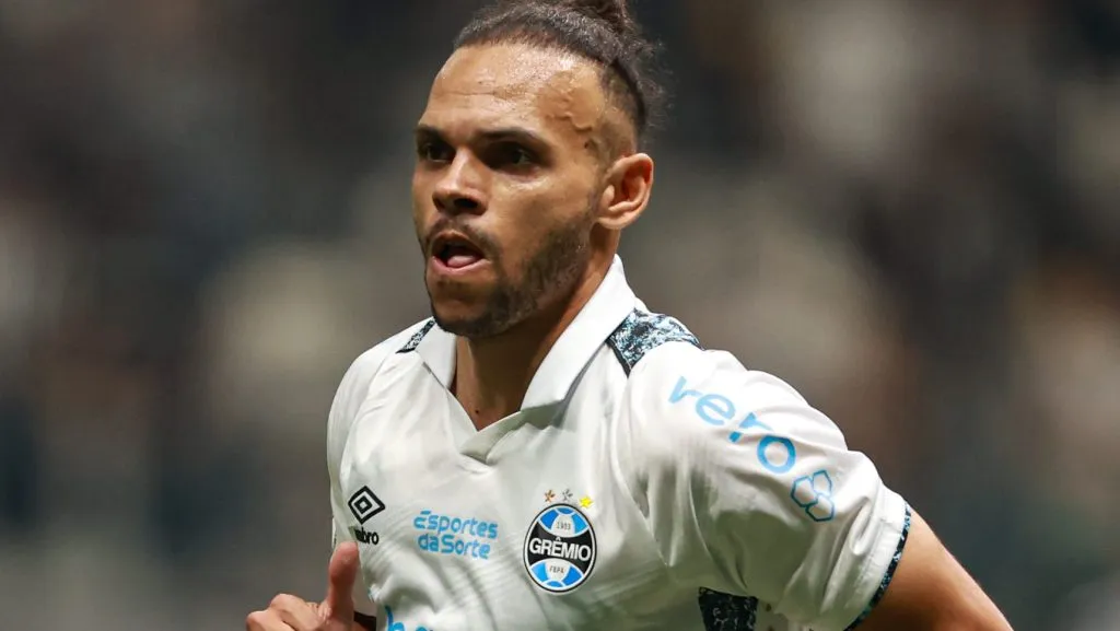 Braithwaite durante partida pelo Grêmio. Foto: Gilson Lobo/AGIF