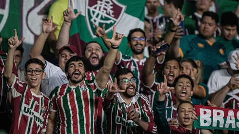 Torcida do Fluminense doa pix para quitar arena do Corinthians. Foto: Isabela Azine/AGIF
