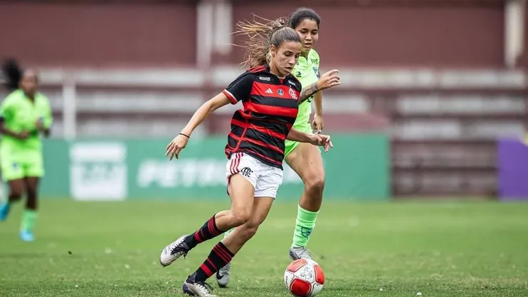 Meninas da Gávea durante partida contra Minas Brasília pela Copinha Feminina 2024