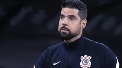 António Oliveira durante partida entre Corinthians e Botafogo, na Neo Química Arena, pelo Brasileirão.