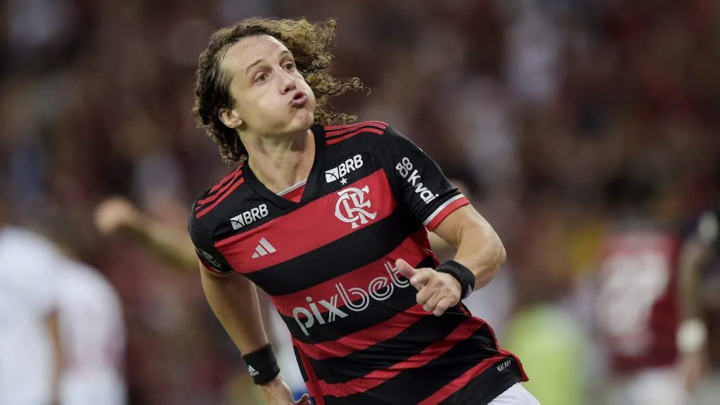 David Luiz pelo Flamengo em 2024. Foto: Alexandre Loureiro/AGIF