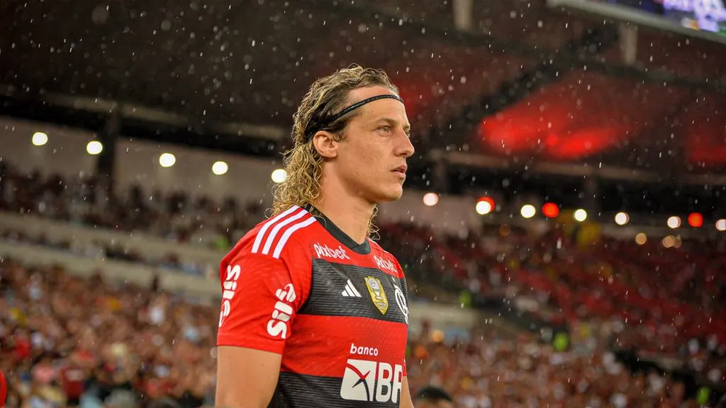 David Luiz em partida pelo Flamengo. Foto: Nayra Halm/Fotoarena
