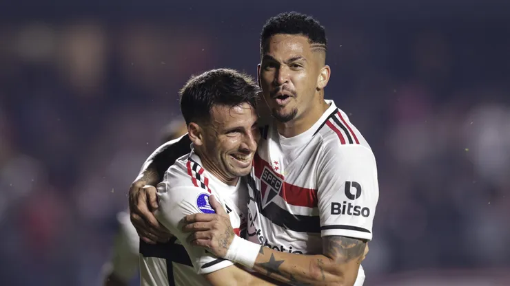 Calleri e Luciano juntos - Foto: Alexandre Schneider/Getty Images.