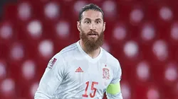 Sérgio Ramos, zagueiro espanhol jogando pelo Real Madrid