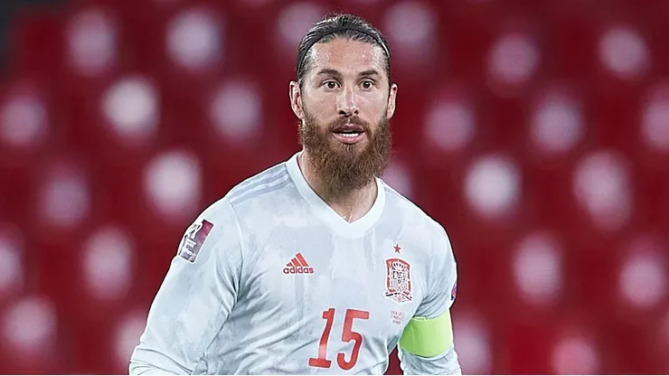 Sérgio Ramos, zagueiro espanhol jogando pelo Real Madrid