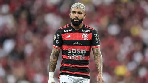 Gabigol em partida pelo Flamengo, em 2024