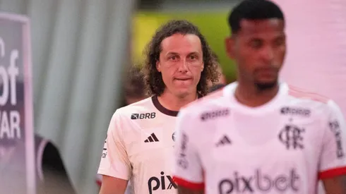 David luiz jogador do Flamengo durante partida contra o Fortaleza no estadio Arena Castelao pelo campeonato Brasileiro A 2024. Foto: Baggio Rodrigues/AGIF