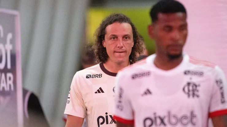 David luiz jogador do Flamengo durante partida contra o Fortaleza no estadio Arena Castelao pelo campeonato Brasileiro A 2024. Foto: Baggio Rodrigues/AGIF