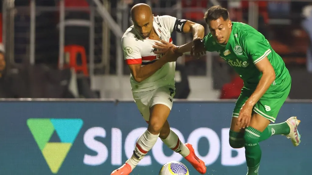 Lucas Moura em partida pelo São Paulo. Foto: Joisel Amaral/AGIF