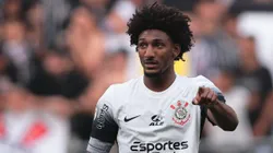 Talles na partida do Corinthians contra o Flamengo. Foto: Ettore Chiereguini/AGIF.