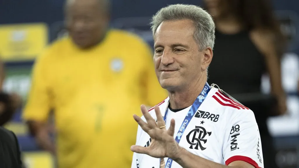 Rodolfo Landim vai deixar a presidência do Flamengo. Foto: Jorge Rodrigues/AGIF