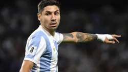 Argentina v Peru - FIFA World Cup, WM, Weltmeisterschaft, Fussball 2026 Qualifier Gonzalo Montiel of Argentina plays during the match between Argentina and Peru at Alberto J. Armando - La Bombonera Stadium in Buenos Aires, Argentina, on November 19. CABA Buenos Aires Argentina PUBLICATIONxNOTxINxFRA Copyright: xFedericoxPerettix originalFilename:peretti-argentin241119_npIJT.jpg