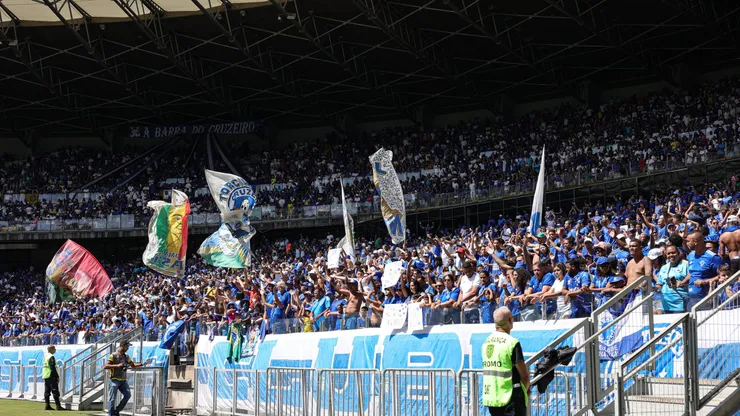 Torcida do Cruzeiro no Mineirão.