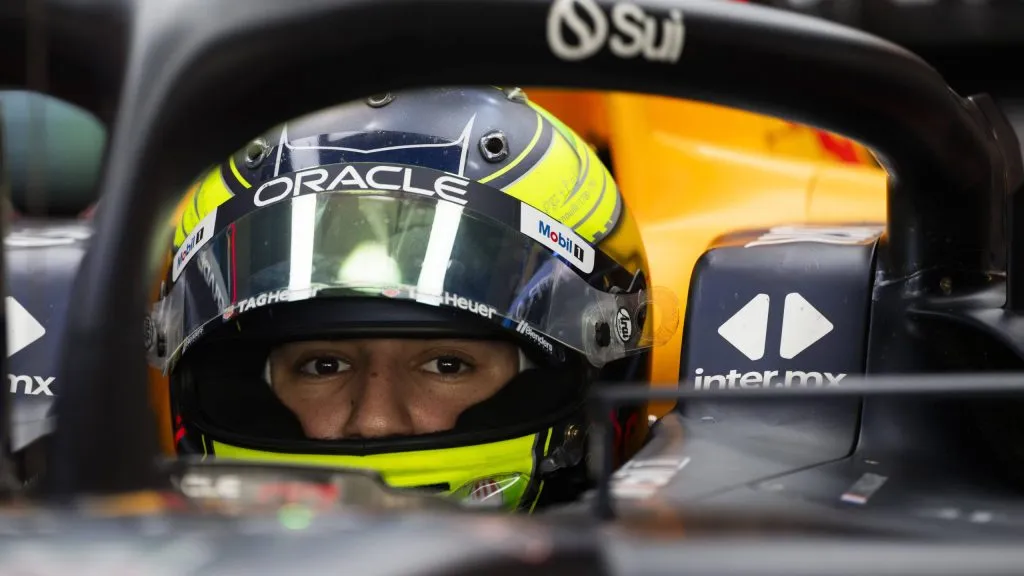 Hadjar em teste pela Red Bull