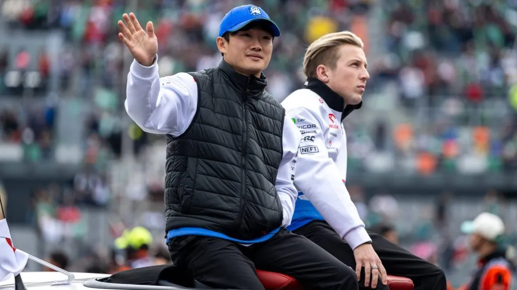 Lawson e Tsunoda no GP do México