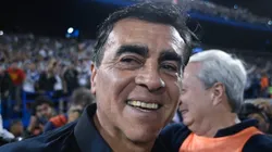 Velez Sarsfield v Huracan - Liga Profesional 2024 Gustavo Quinteros, coach of Velez Sarsfield, is moved after becoming the 2024 Professional League champion in Buenos Aires, Argentina, on December 15, 2024. Ciudad Autonoma de Buenos Aires Argentina PUBLICATIONxNOTxINxFRA Copyright: xJuanxManuelxBaezx originalFilename:baez-argentin241215_npSSf.jpg