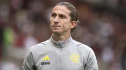 Filipe Luís no comando do Flamengo.