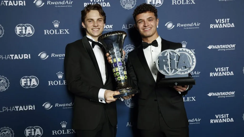 Piastri e Norris no FIA Awards