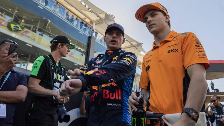 Piastri e Verstappen em Abu Dhabi