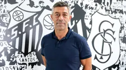 Treinador já iniciou os trabalhos. Foto: Bruno Vaz/Santos FC