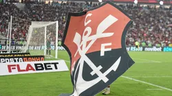 Jogador comemora gol pelo Flamengo. Foto: Thiago Ribeiro/AGIF