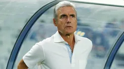 Luís Castro durante partida entre Al-Nassr e Inter de Milão, na pré-temporada de 2023.