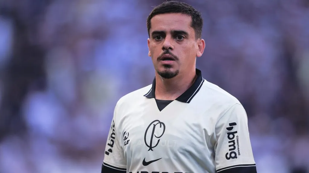 Fagner em partida pelo Corinthians, no Paulistão