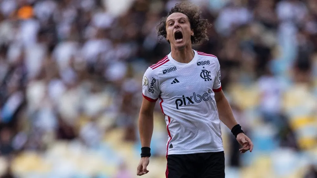 David Luiz comemorando. Foto: Ruano Carneiro/IMAGO/Carneiro Images