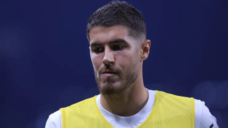 Pedro Raul na reserva durante partida entre Corinthians e Grêmio, na Neo Química Arena, pelo Brasileirão.