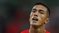 Cuello durante jogo do Athletico no Brasileirão 2024 - Foto: Thiago Ribeiro/AGIF