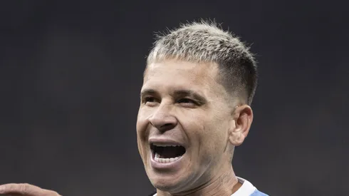 Soteldo durante jogo do Grêmio no Brasileirão.