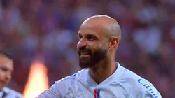 Thaciano durante partida contra o Vasco pelo Brasileirão.