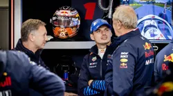 Verstappen, Horner e Marko no GP da Holanda