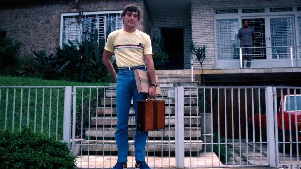 Senna em São Paulo em 1984