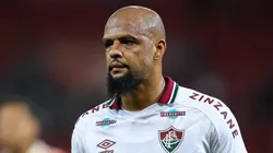 Felipe Melo durante partida entre Internacional e Fluminense, no Beira-Rio, pelo Brasileirão 2022.