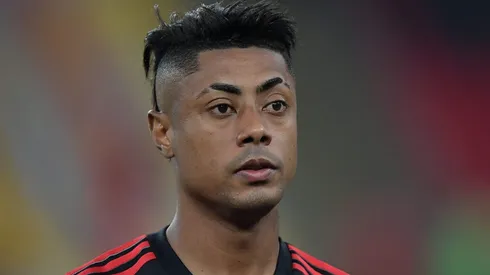 Bruno Henrique durante partida entre Flamengo e Corinthians, no Maracanã, pela Copa do Brasil.