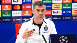 Sérgio Conceição durante entrevista coletiva pelo Porto. Foto: Zac Goodwin