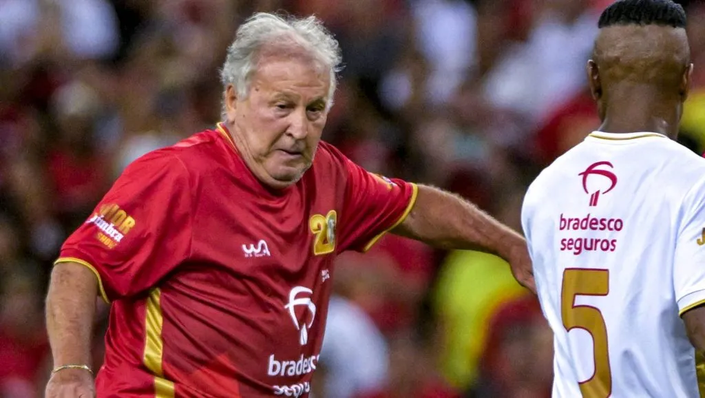 Zico durante o Jogo das Estrelas. Foto: André Ricardo