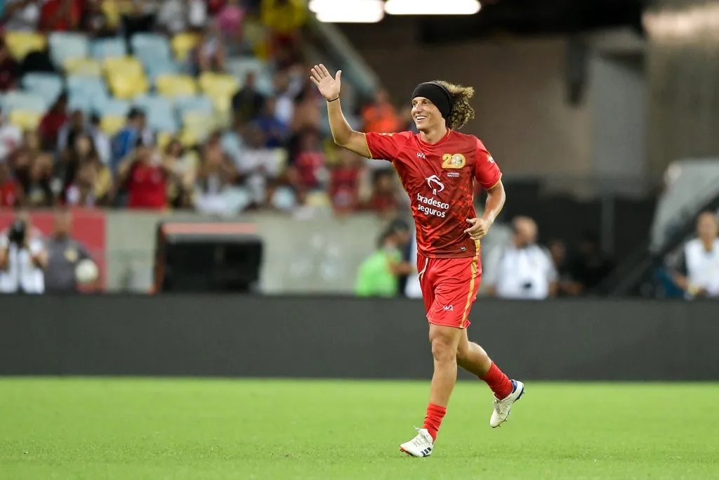 David Luiz durante o 'Jogo as Estrelas'. Foto: Thiago Ribeiro/AGIF
