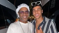 Kaio Jorge e Ronaldinho Gaúcho. Foto: Reprodução Instagram