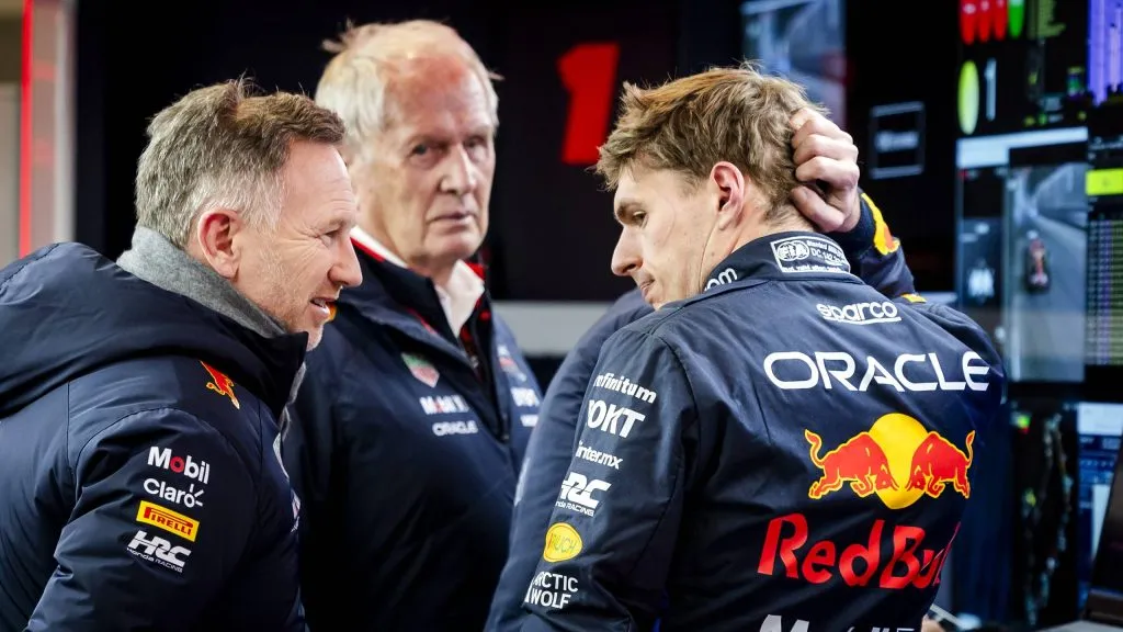 Verstappen, Horner e Marko em Las Vegas