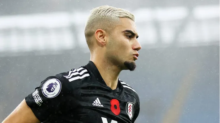 Andreas Pereira, meia do Fulham , da Inglaterra, alvo do Palmeiras, jogando na Premier League
