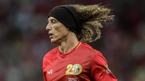 David Luiz durante partida no Jogo das Estrelas, no Maracanã.