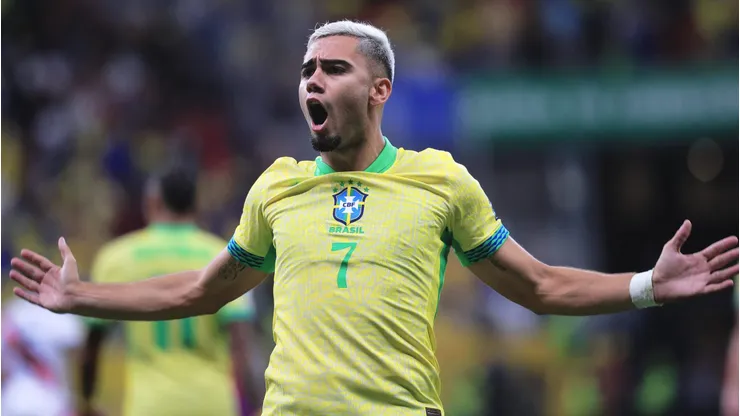 Andreas Pereira em partida da Seleção Brasileira