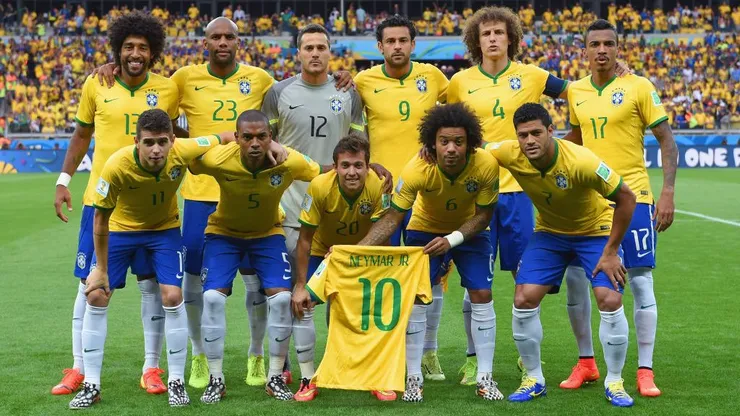 Seleção Brasileira titular do 7 a 1. Foto: Buda Mendes/Getty Images