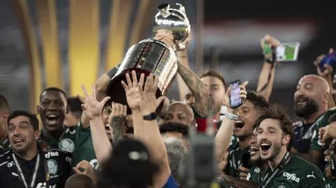 Palmeiras campeão da Libertadores 2020. Foto: Jorge Rodrigues/AGIF