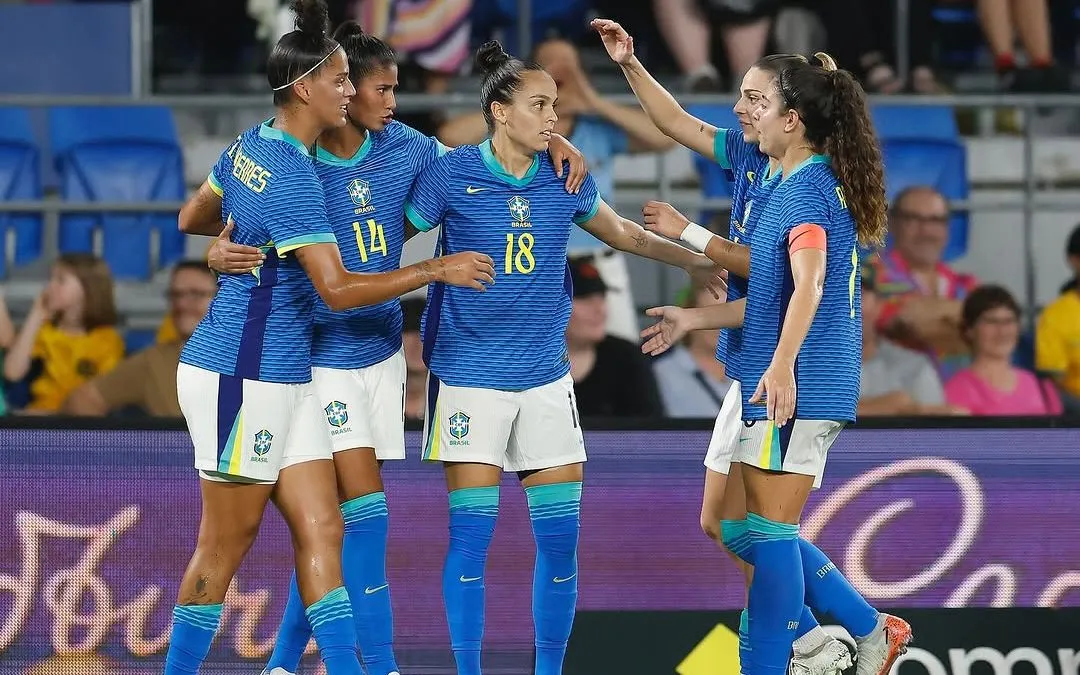 Gabi Portilho, brilhou nos amistosos contra a Austrália pela Seleção Brasileira e defenderá em 2025 o Gotham FC. Foto: Rafael Ribeiro/CBF