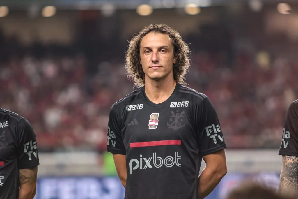 David Luiz em partida pelo Flamengo. Foto: Fernando Torres/AGIF